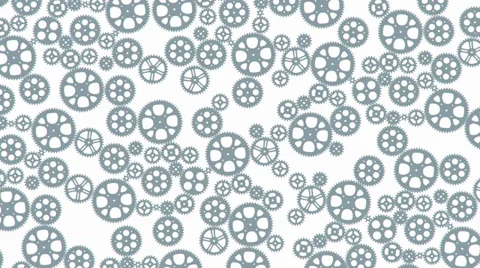 Loop animated gears animation Stock Footage 32721694