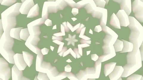 A loop animation 3d geometric flower background Stock Footage 333840513