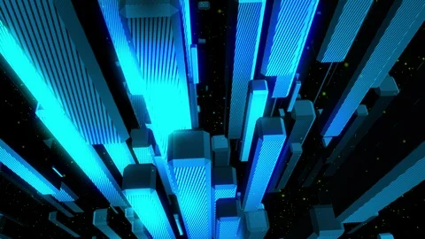 Loop Animation Of 3D Object Video Background Video stock 88643476