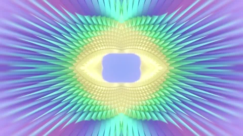 Loop animation of an abstract figure composed of many elements. 3d rendering 스톡 동영상 284661235