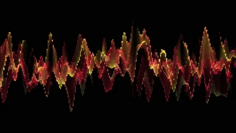 Loop Animation. Abstract glowing lines background. Wavy form neon lines Stock Footage 149896993