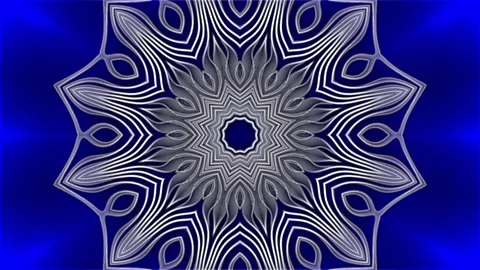 A loop animation abstract mandala background Video stock 337931799