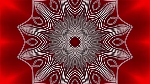 A loop animation abstract mandala background Video stock 342289526