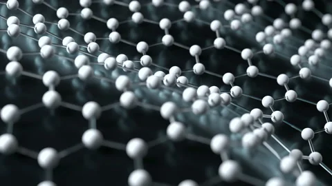 Loop animation of biochemistry scientific node, molecular connection, 3d rend 스톡 동영상 153480443