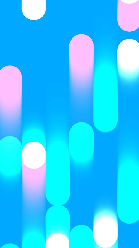 Loop animation. Blue, pink, white spots are moving up and down Stock Footage 312512635