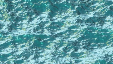 Loop animation of blue water waves surfa... | Stock Video | Pond5