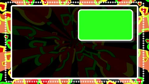Loop animation with colorful background and empty space for text or image Stock-Footage 333769942