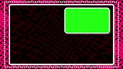 Loop animation of colorful patterns with a green space for text in a bright.. Stock Footage 333676130