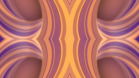 Loop animation of colorful shape with depth of field effect. 3d rendering HD Stock Footage 233243663