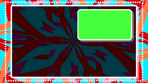 Loop animation of colorful shapes and patterns swirling in a vivid display .. Stock Footage 333676138