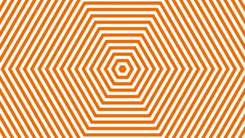 A loop animation concentric hexagon pattern optical illusion Video stock 342281312