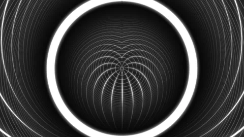 A loop animation concentric rings optical illusion background Stock Footage 317399742