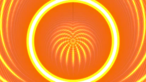A loop animation concentric rings optical illusion background with light Stock Footage 342283286