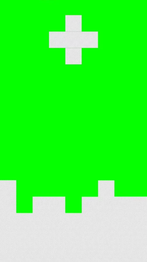 Loop animation. Constructor. Puzzle Block Slide in acid green color Stock Footage 310901922