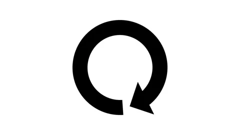 Loop animation of Cycle diagram icon made of an arrow on white background 動画素材 250262503