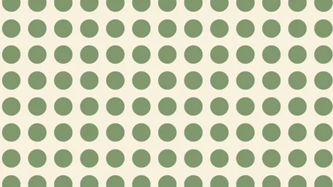A loop animation dots pattern,sage green and cream color with motion blur Stock-Footage 333836453
