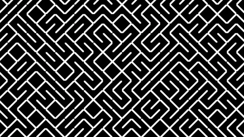 A loop animation geometric line pattern background Stock Footage 317379114