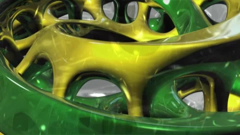 Loop Animation Glass Abstract Reflection Shiny Background Stock Footage 248122004