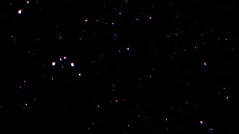 Loop animation glow white stars particles flying in the air Stock Footage 280914529