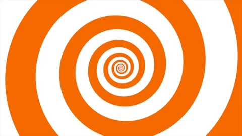 Loop animation hipnotic spiral with motion blur Video stock 342280134