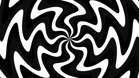 A loop animation hypnotic spiral pattern background Stock Footage 317378859