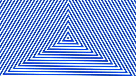 A loop animation hypnotic triangle pattern background 動画素材 337929915