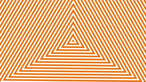 A loop animation hypnotic triangle pattern background with motion blur Видео 342281529