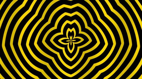 A loop animation mandala pattern background Stock Footage 325080026