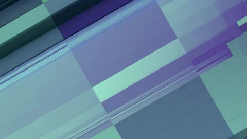 Loop animation of moving rectangles arranged in isometric order. 3d rendering 4K Stock-Footage 313587193