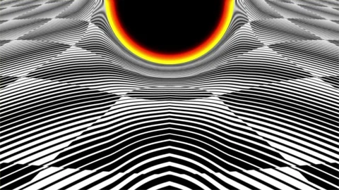 A loop animation optical illusion background Stock Footage 317397345