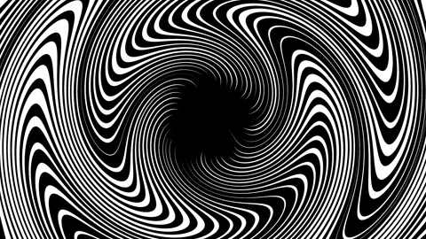 A loop animation optical illusion swirl background Stock Footage 317379461