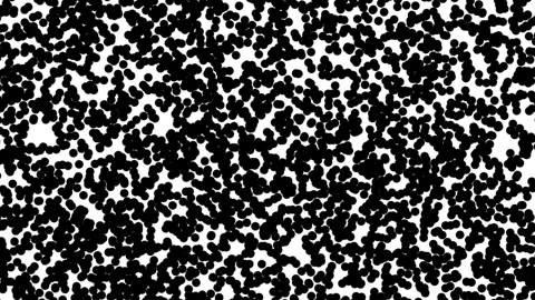 A loop animation organic dot pattern background Stock Footage 317385368