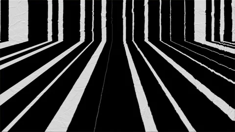 A loop animation perspective line background,black and white color Stock Footage 317399528
