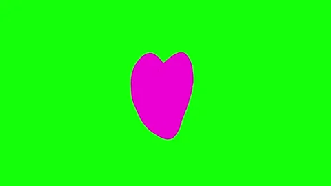 Loop animation pink and purple heart icon for valentine’s day 動画素材 327461140