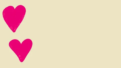 Loop animation pink heart icon for valentine’s day 스톡 동영상 327461110