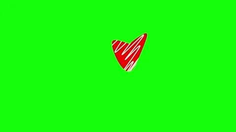 Loop animation red heart icon for valentine’s day 스톡 동영상 327461100