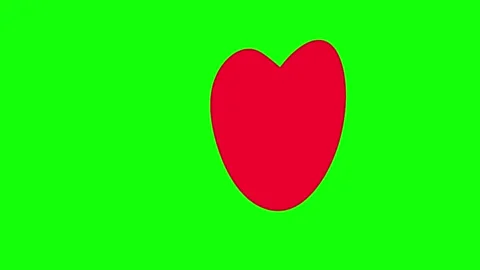 Loop animation red heart icon for valentine’s day 動画素材 327461422