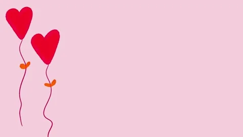 Loop animation red heart with ribbon icon for valentine’s day 스톡 동영상 327461239