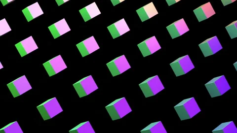 Loop Animation. Repeating pattern. Cube texture. 3D cube wallpaper. Video stock 149897657