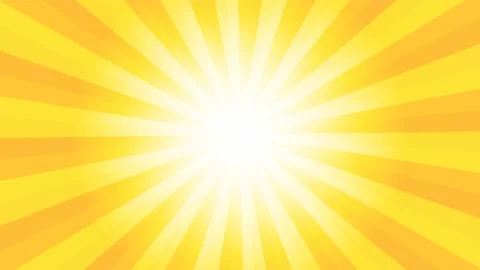 Loop animation of rotating yellow concentration lines, effect background Stock Footage 179783983