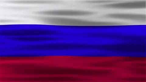 The loop animation of Russia waving flag. Russia template Stock Footage 312484418