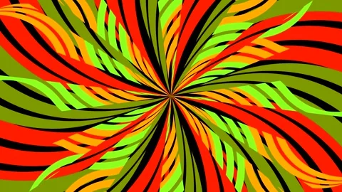 This loop animation shows bright colors swirling in a spiral pattern 스톡 동영상 333676153