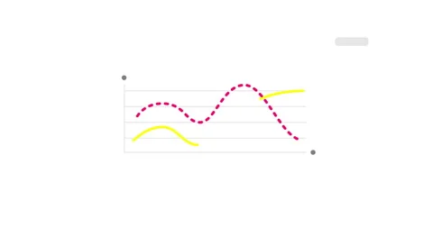 Loop animation of simple graph. Animated Infographic on white background Stock Footage 279601479