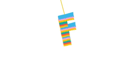 A LOOP animation of the spanish word "FIESTA" which means "party" Stock Footage 98791461