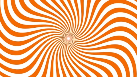 A loop animation spiral optical illusion background with motion blur Video stock 342289556
