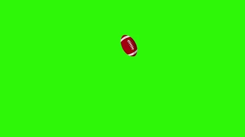 Loop animation video of a single ball being thrown up on a green screen Stock Footage 346861285