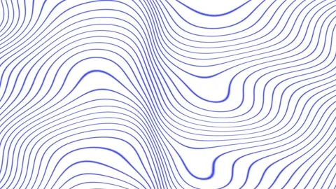 A loop animation wavy line background Stock Footage 337930636