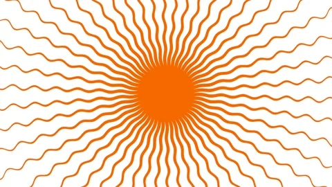 A loop animation wavy rays background with motion blur Video stock 342282044
