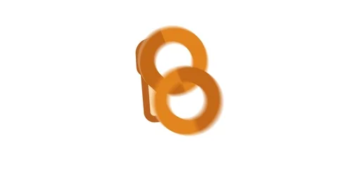 A LOOP animation of the word "BREAD" Video stock 98791171