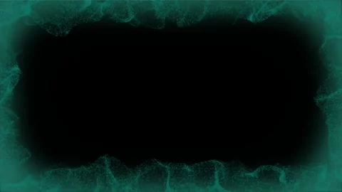 Loop aqua effect overlay black screen Video stock 315426858